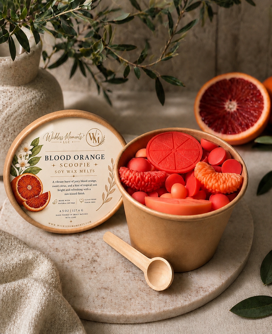 Blood Orange Scoopie Wax Melt Cup | 4.5 oz