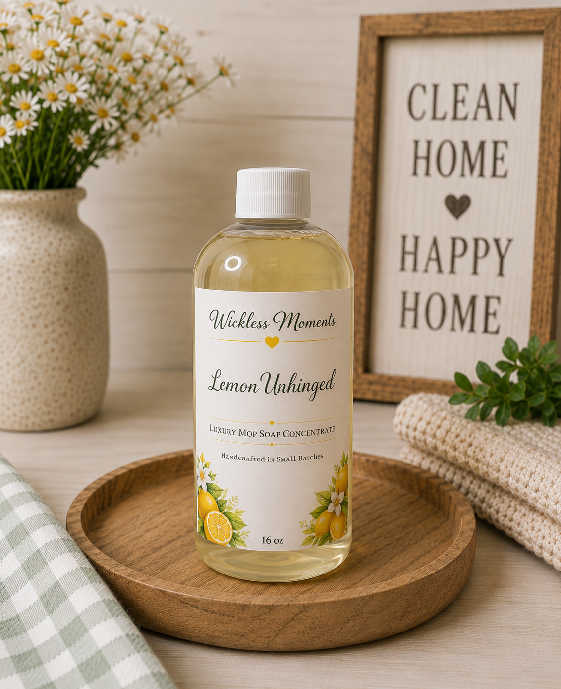 Lemon Unhinged Luxury Mop Soap Concentrate