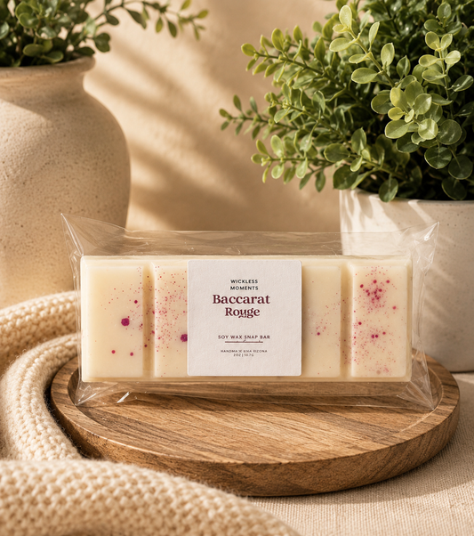 Baccarat Rouge Soy Wax Snap Bar | 2 oz Luxury Wax Melt