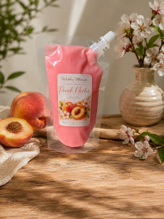 Peach Nectar Luxury Squeezable Wax Melt | 8 oz