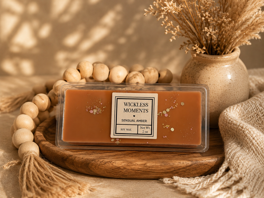 Sensual Amber Soy Wax Snap Bar | 2 oz