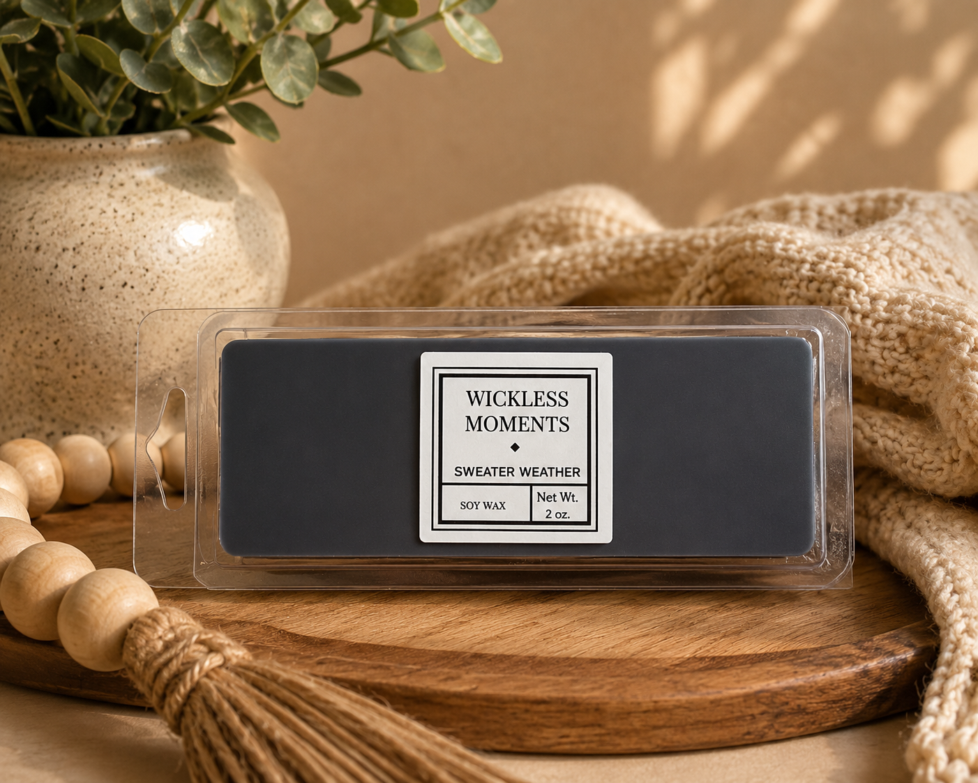 Sweater Weather Soy Wax Snap Bar | 2 oz