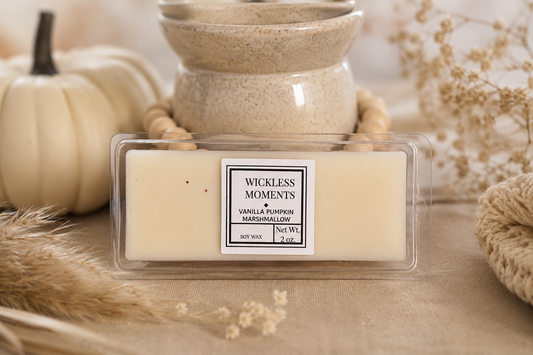Vanilla Pumpkin Marshmallow Soy Wax Snap Bar | 2 oz