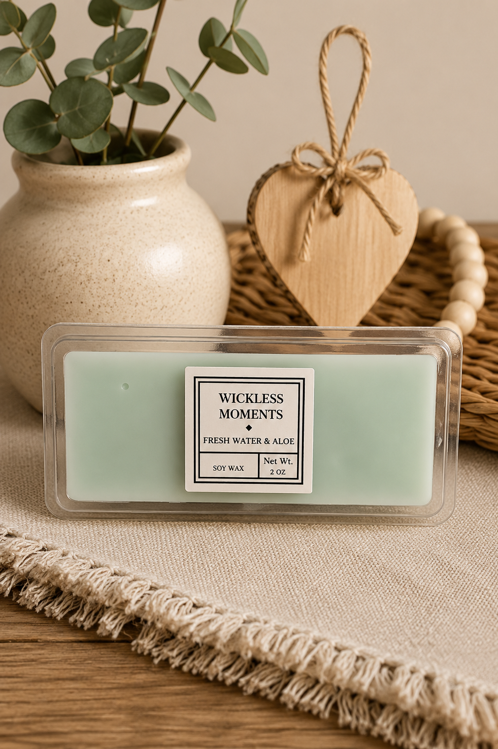 Fresh Water & Aloe Soy Wax Snap Bar | 2 oz