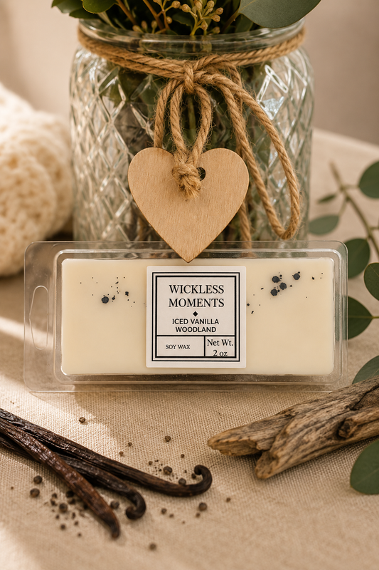 Iced Vanilla Woodland Soy Wax Snap Bar | 2 oz