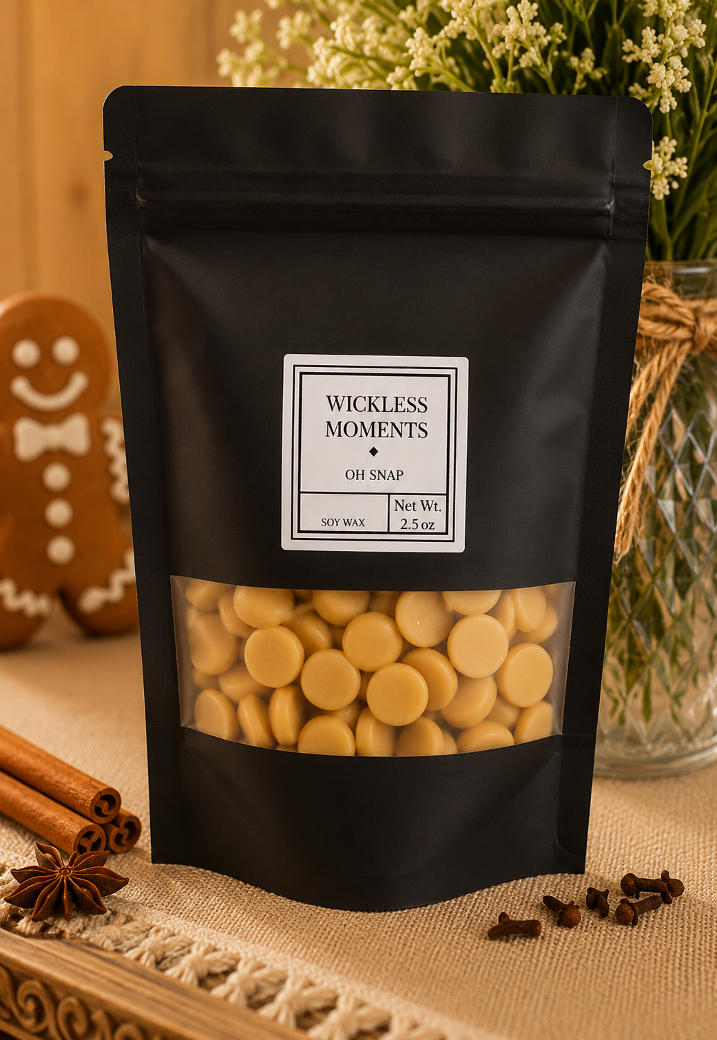 Oh Snap Soy Wax Melt Dots | Small Bag 2.5 oz