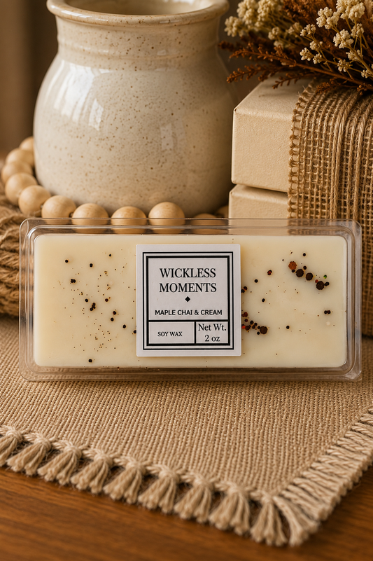 Maple Chai & Cream Soy Wax Snap Bar | 2 oz