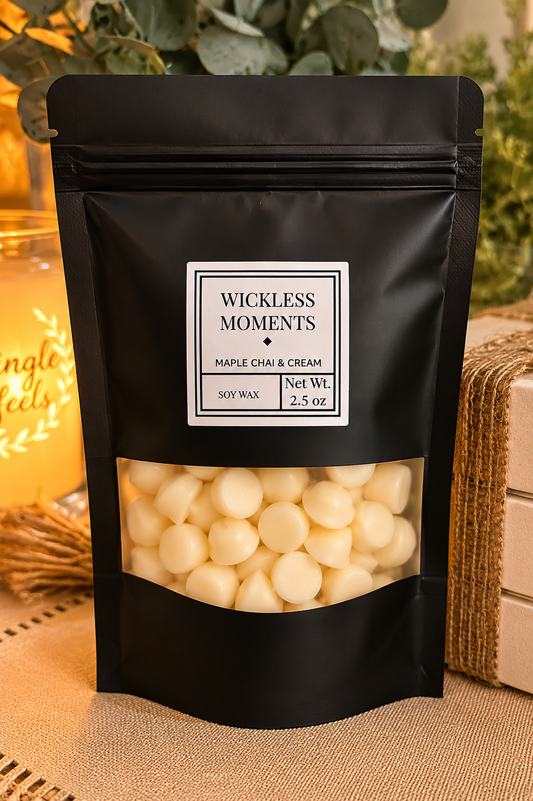 Maple Chai & Cream Soy Wax Melt Dots | Small Bag 2.5 oz