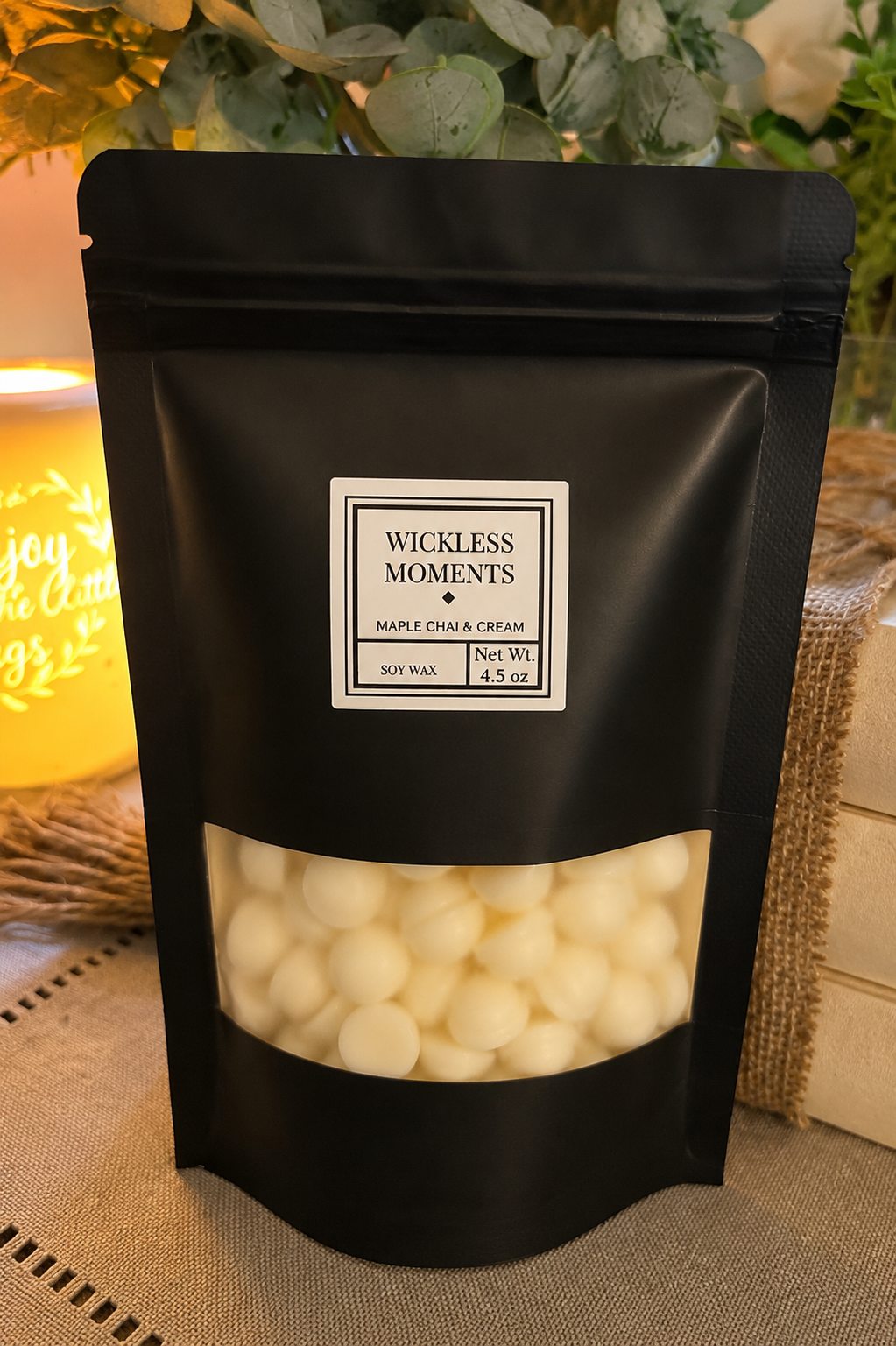 Maple Chai & Cream Soy Wax Melt Dots | Medium Bag 4.5 oz