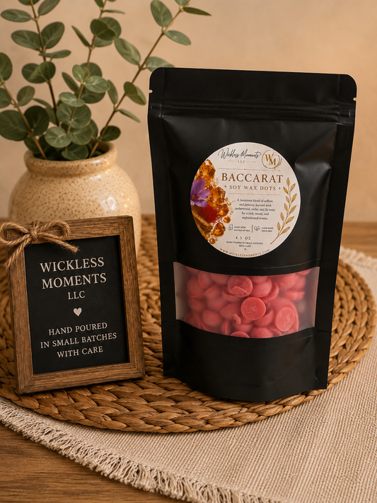 Baccarat Soy Wax Melt Dots | Medium Bag 4.5 oz