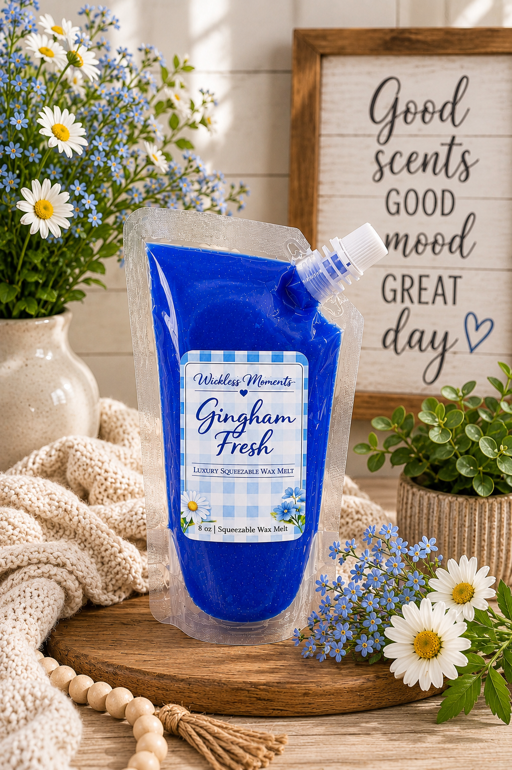 Gingham Fresh Squeezable Wax Melt | 8 oz