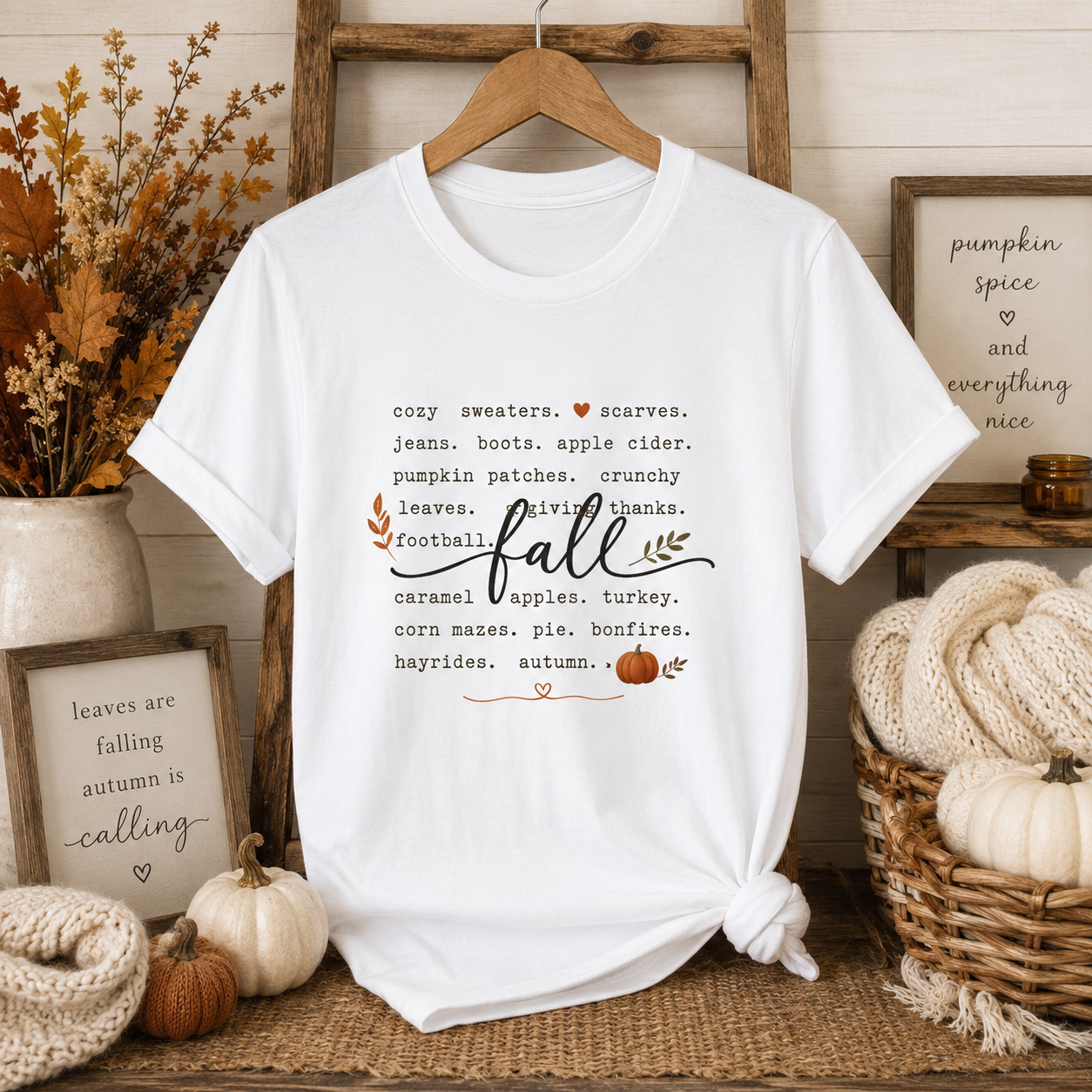 Fall Favorites Graphic Tee | Cozy Autumn Shirt