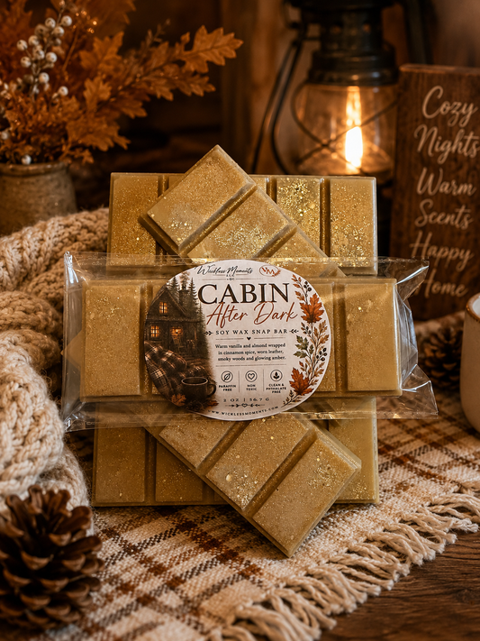 Cabin After Dark | Soy Wax Snap Bar | 2 oz