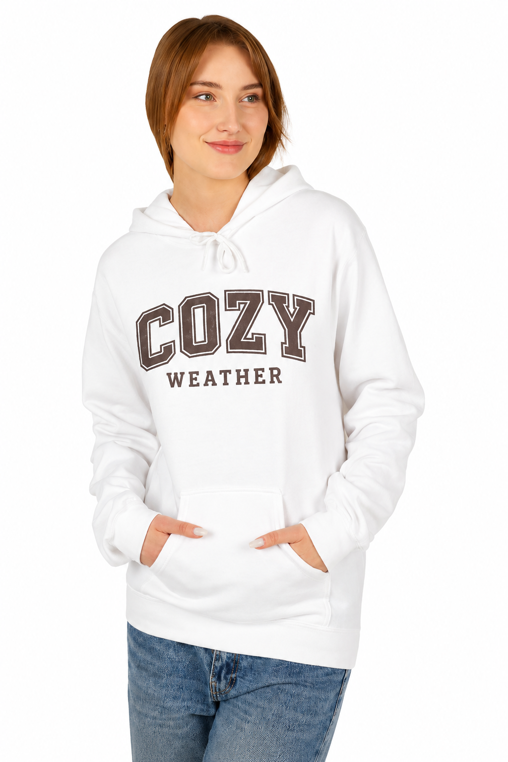 Cozy Weather Graphic Hoodie | Fall Fleece Pullover
