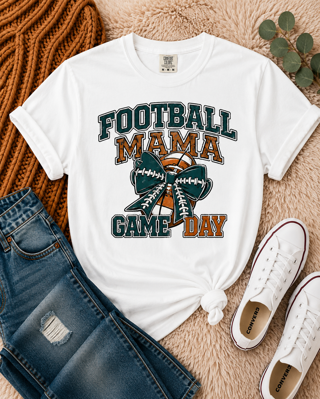 Eastmark Firebirds Football Mama Game Day T-Shirt