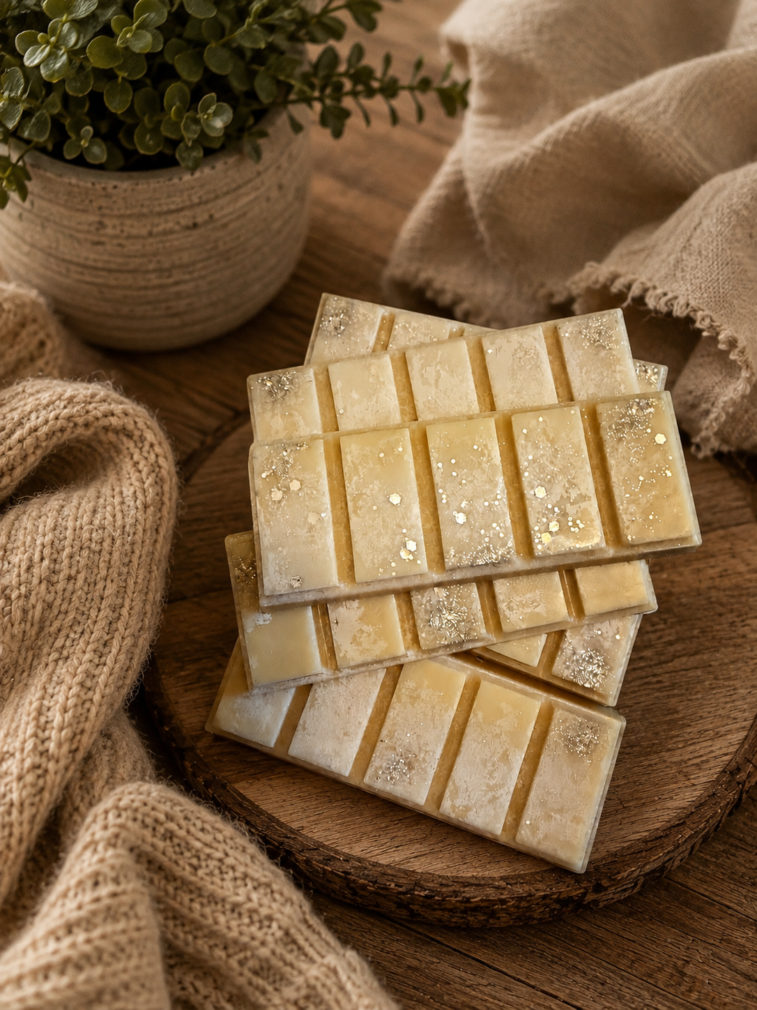 Fireside Flannel Soy Wax Snap Bar | 2 oz
