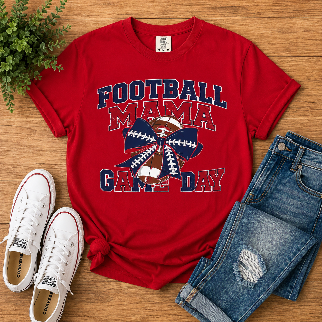 Perry Football Mama Game Day T-Shirt – Football Mom Spirit Tee