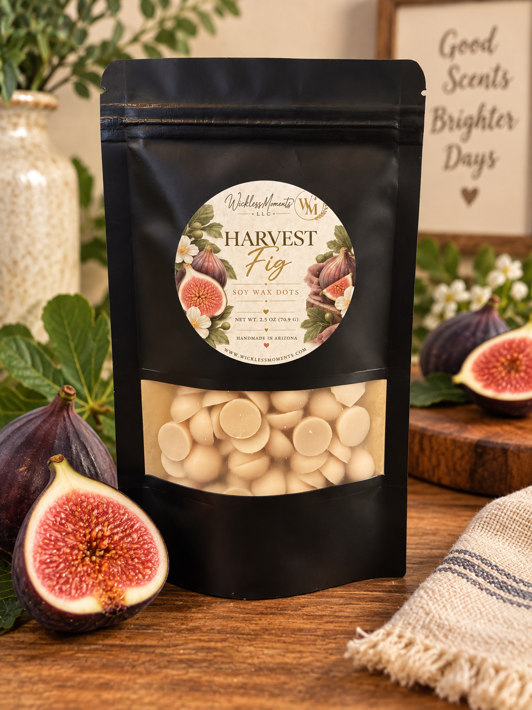 Harvest Fig Soy Wax Dots | Small Bag 2.5 oz