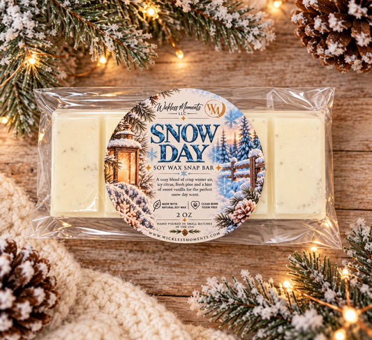 Snow Day Soy Wax Snap Bar | 2oz
