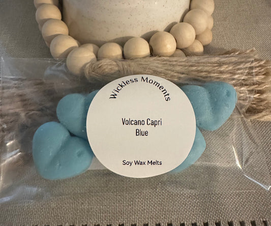 Volcano Capri Blue Soy Wax Heart Melts 5ct.