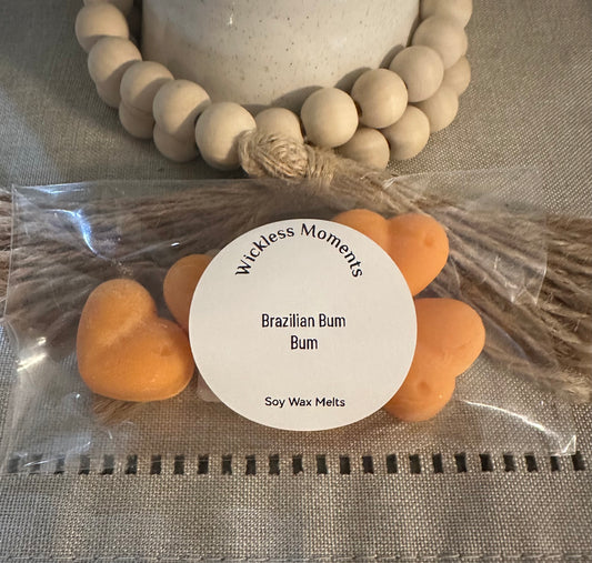 Brazilian Bum Bum Soy Wax Heart Melts 5ct.