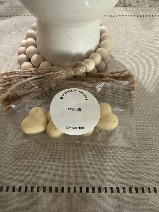 Cashmere Soy Wax Heart Melts 5ct.