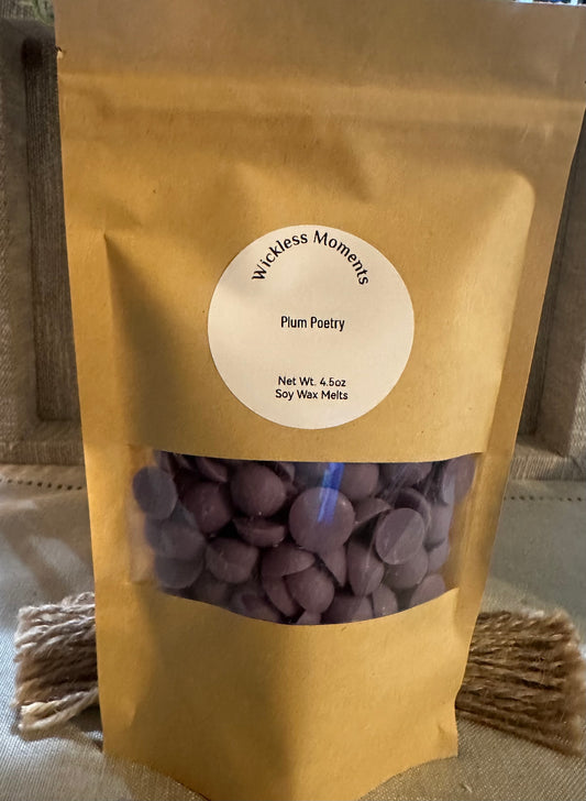 Plum Poetry Soy Wax Dots ~ Medium Bag 4.5oz