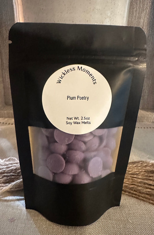 Plum Poetry Soy Wax Dots ~ Small Bag 2.5oz