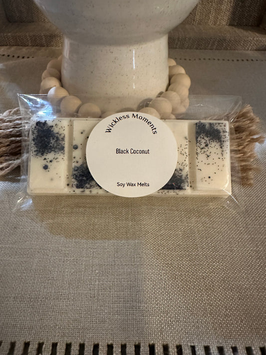 Black Coconut Soy Wax Snap Bar