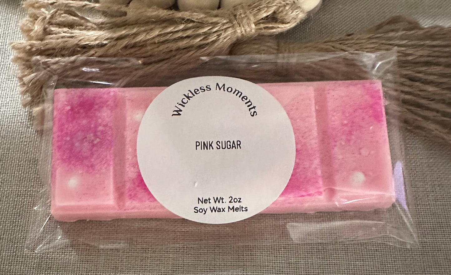 Pink Sugar Soy Wax Snap Bar