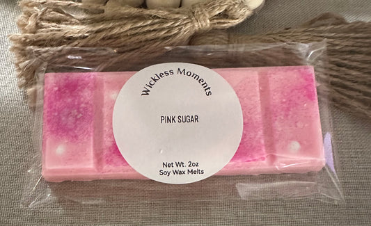 Pink Sugar Soy Wax Snap Bar