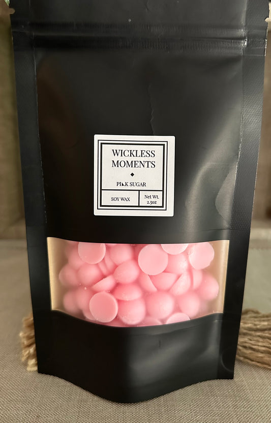 Pink Sugar Soy Wax Dots ~ Small Bag 2.5oz