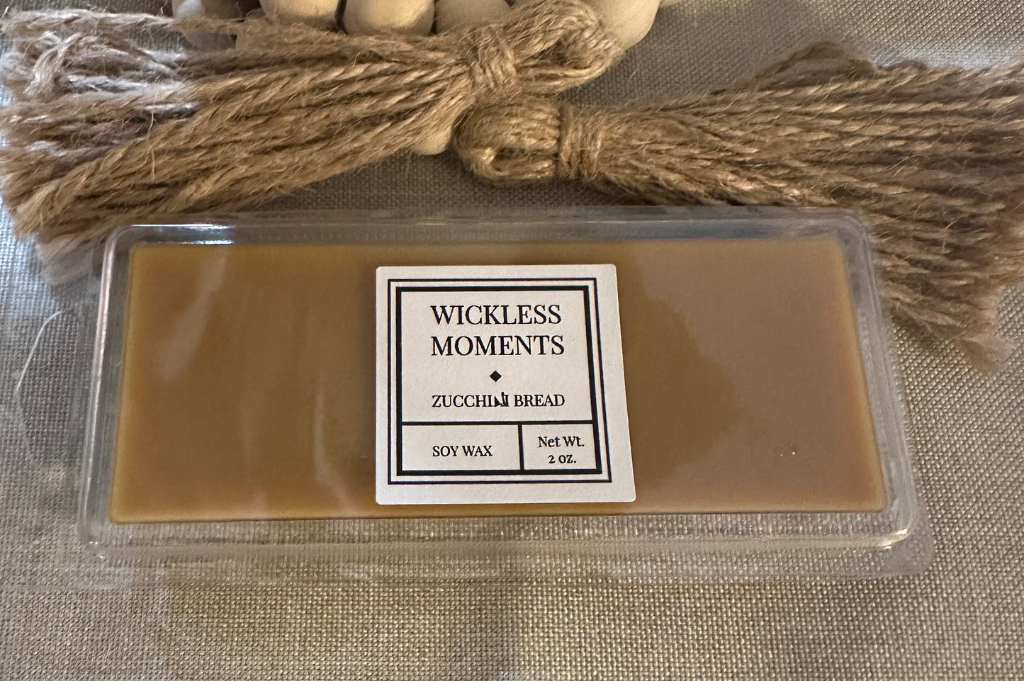 Zucchini Bread Soy Wax Snap Bar