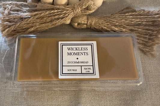 Zucchini Bread Soy Wax Snap Bar