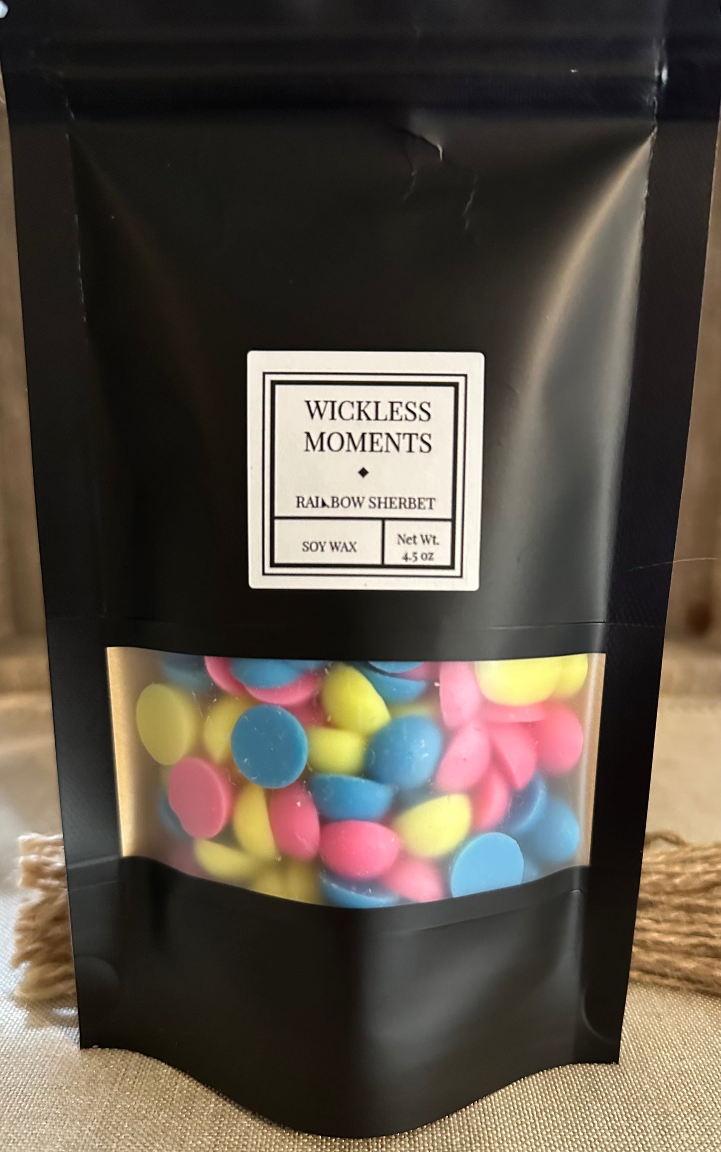 Rainbow Sherbet Soy Wax Dots ~ Medium Bag 4.5oz