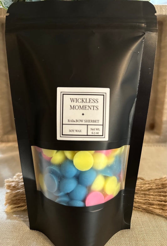 Rainbow Sherbet Soy Wax Dots ~ Large Bag 6.5oz