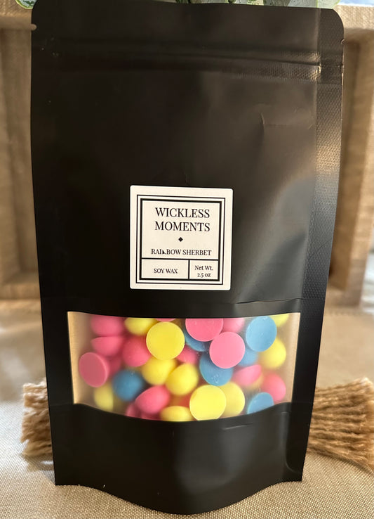 Rainbow Sherbet Soy Wax Dots ~ Small Bag 2.5oz