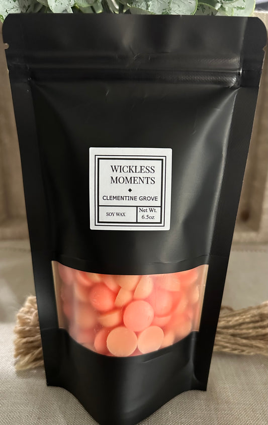 Clementine Soy Wax Melt Dots ~Large Bag 6.5oz
