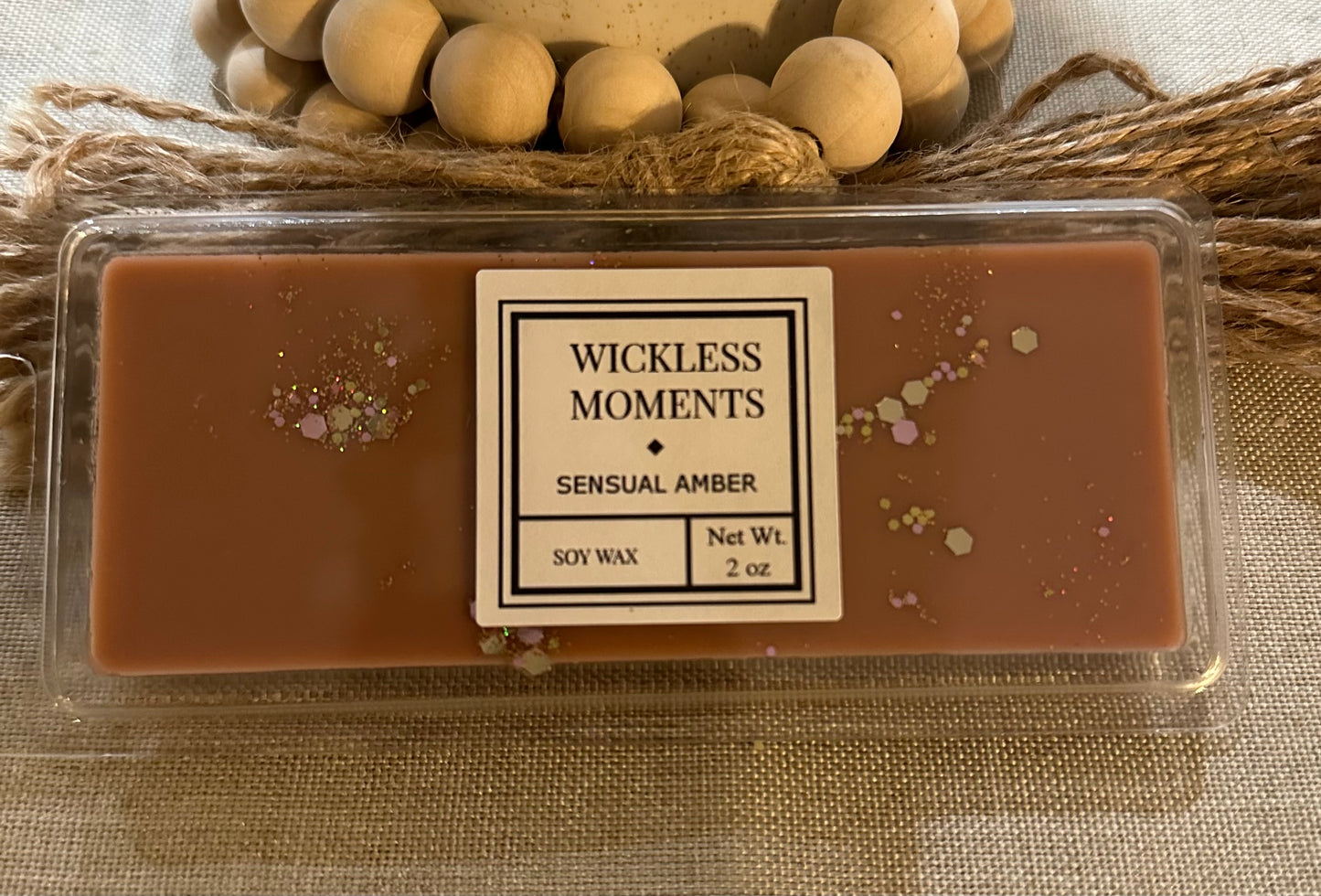 Sensual Amber Soy Wax Snap Bar