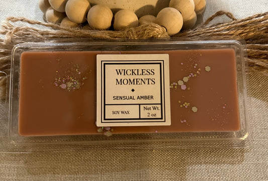 Sensual Amber Soy Wax Snap Bar