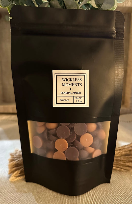Sensual Amber Soy Wax Dots ~ Small Bag 2.5oz