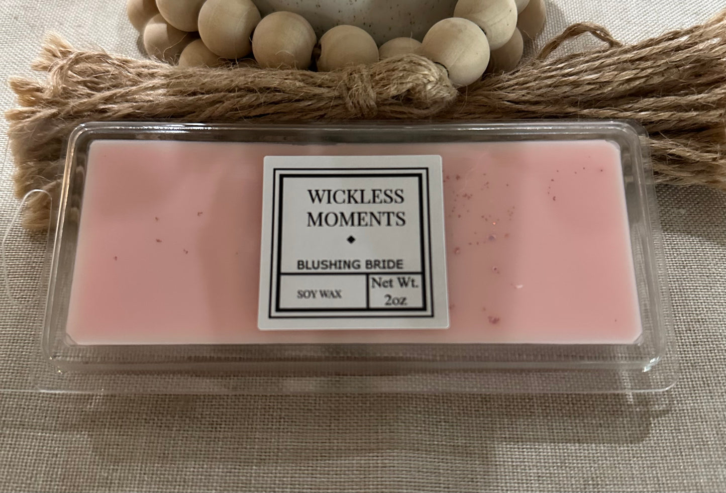 Blushing Bride Soy Wax Snap Bar