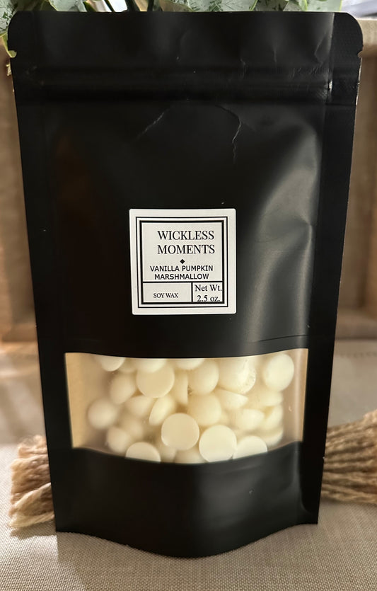 Vanilla Pumpkin Marshmallow Soy Wax Dots ~Small Bag 2.5oz