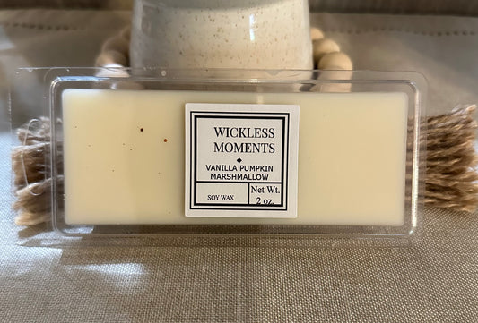 Vanilla Pumpkin Marshmallow Soy Wax Snap Bar