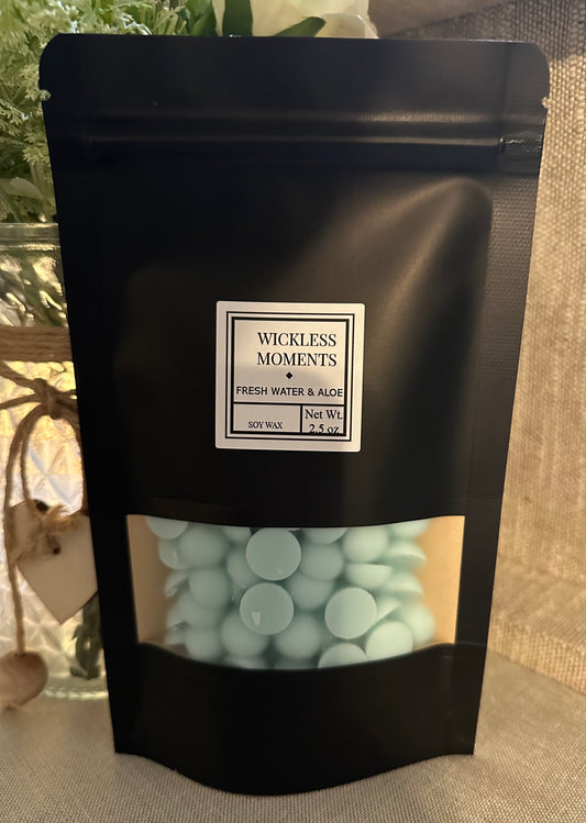 Fresh Water & Aloe Soy Wax Dots ~ Small Bag 2.5oz