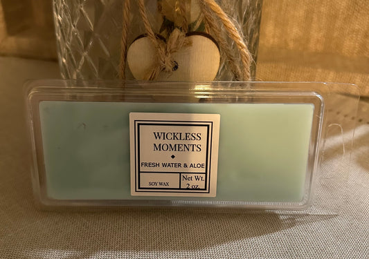 Fresh Water & Aloe Soy Wax Snap Bar