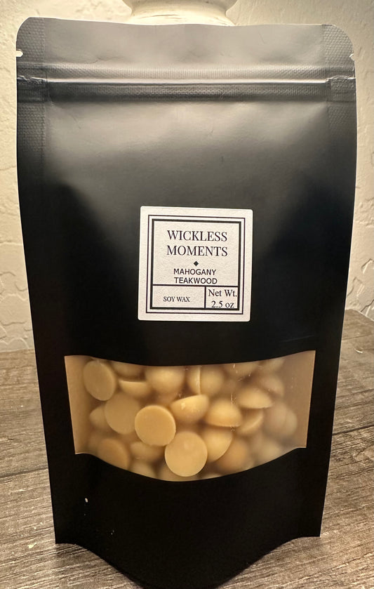 Mahogany Teakwood Soy Wax Dots ~ Small Bag 2.5oz