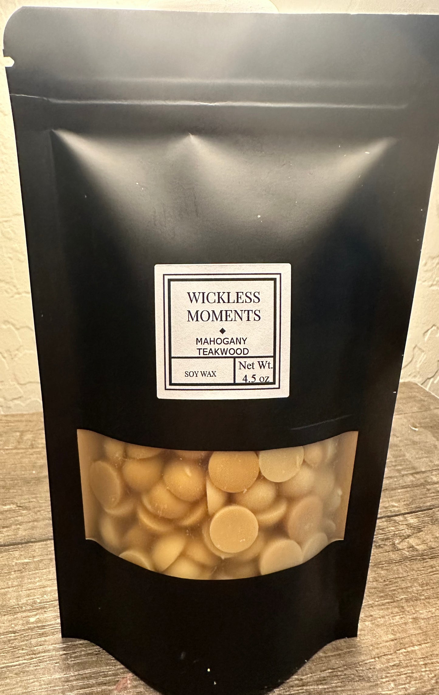 Mahogany Teakwood Soy Wax Dots ~ Medium Bag 4.5oz