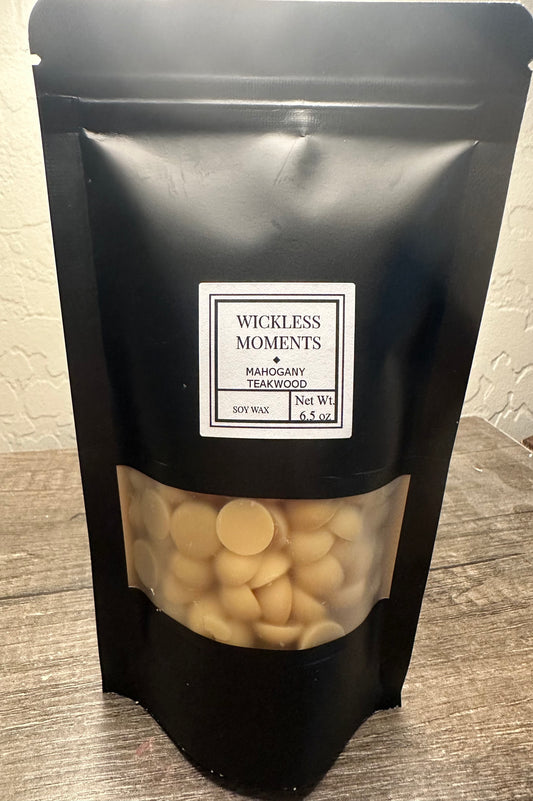 Mahogany Teakwood Soy Wax Dots ~ Large Bag 6.5oz
