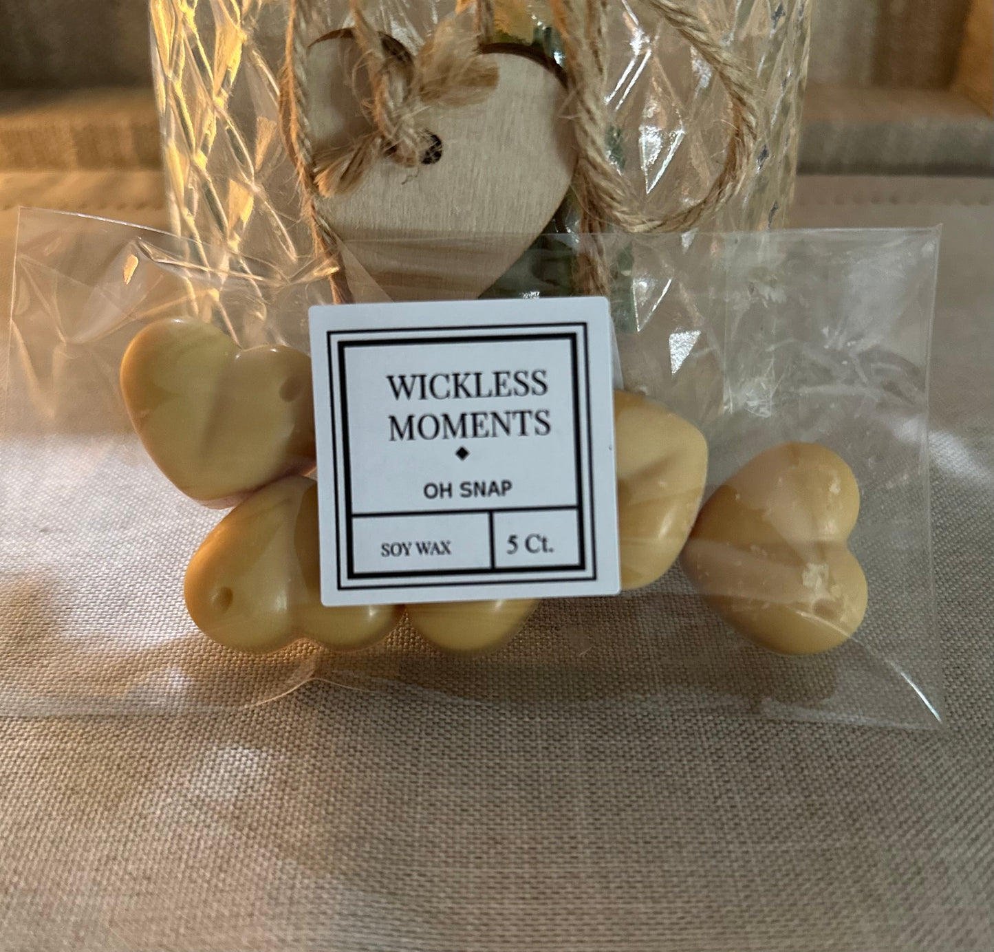 Oh Snap Soy Wax Heart Melts 5ct.